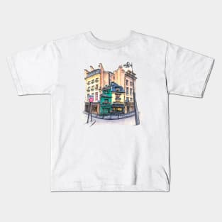 Typical Parisian house, France Kids T-Shirt